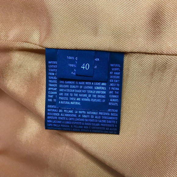 Auc Gucci Logo Napa Leather Pencil Skirt IT 40 - Picture 7 of 8